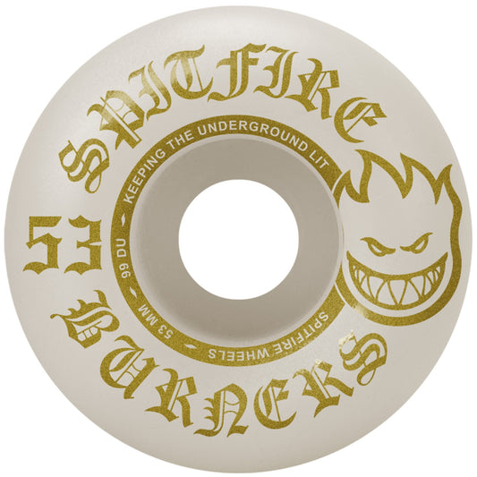 SPITFIRE Burner wheels gold 99D 53mm