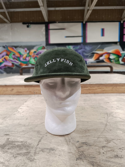 JELLYFISH corduroy 5 panel cap black/beige/olive