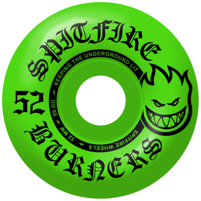SPITFIRE Burner wheels green 99D 52mm